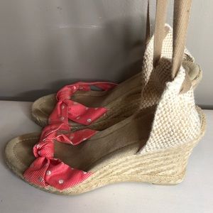 Pink Polka Dot Espadrilles